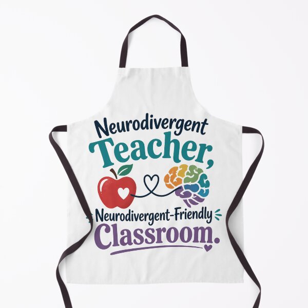 Item preview, Neurodivergent Teacher Neurodivergent Friendly Classroom - ADHD Autism Teacher Shirt designed and sold by Neurospicy Trolls.