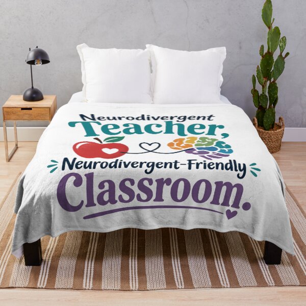 Item preview, Neurodivergent Teacher Neurodivergent Friendly Classroom - ADHD Autism Teacher Shirt designed and sold by Neurospicy Trolls.