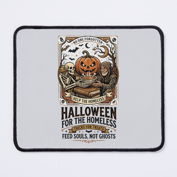 Item preview, Help the homeless - Feed souls, not ghosts - Halloween for homeless designed and sold by ParadoxParadox.