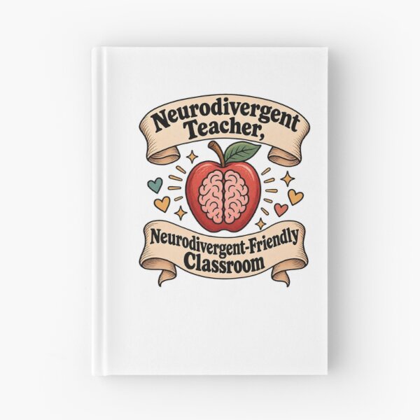 Item preview, Neurodivergent Teacher, Neurodivergent Friendly Classroom - Apple Brain Teacher designed and sold by Neurospicy Trolls.
