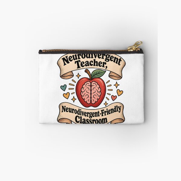 Item preview, Neurodivergent Teacher, Neurodivergent Friendly Classroom - Apple Brain Teacher designed and sold by Neurospicy Trolls.
