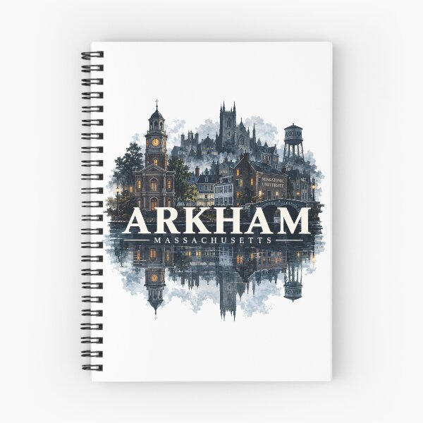 Item preview, Arkham Massachusetts Vintage Gothic New England City Lovecraft De designed and sold by Extravanganzza.