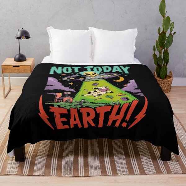 Item preview, Not Today Earth Alien designed and sold by sellymeggan.