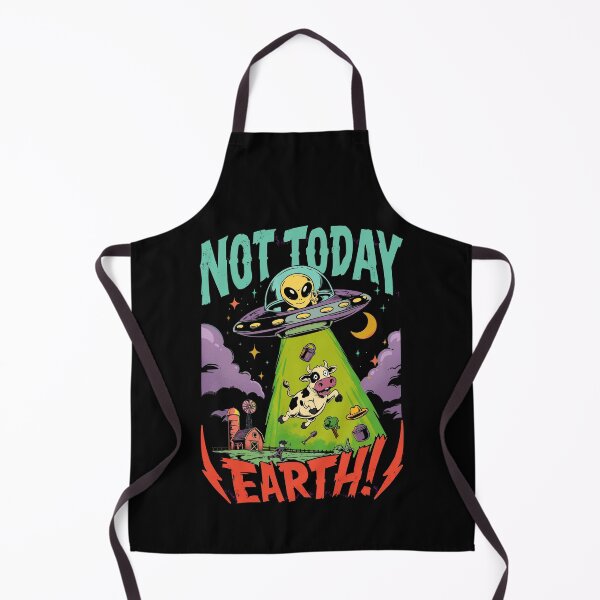 Item preview, Not Today Earth Alien designed and sold by sellymeggan.
