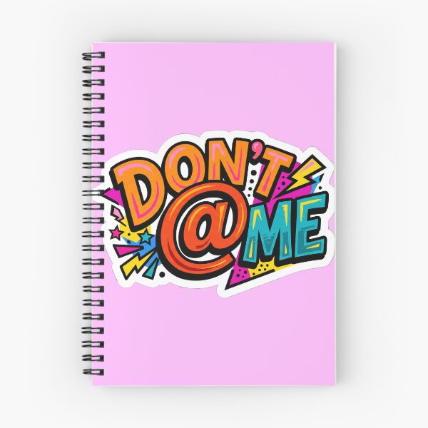 Item preview, Don't @ Me Bold Pop Art Sticker designed and sold by CyberPunkSpace.