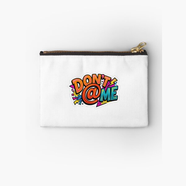 Item preview, Don't @ Me Bold Pop Art Sticker designed and sold by CyberPunkSpace.