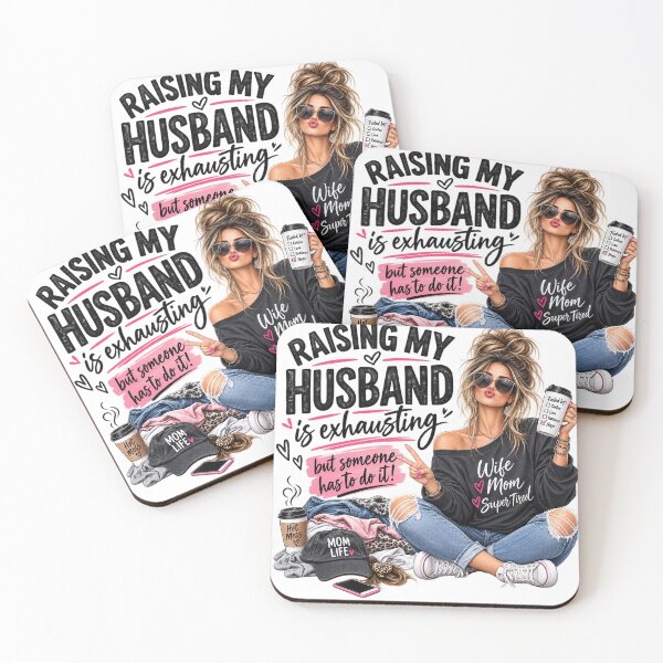 Item preview, My Husband Is a Full-Time Hobby – Funny Married Life & Wife Humor designed and sold by JanuszJarowicz.
