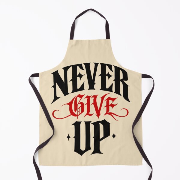 Item preview, Never Give Up – Gothic Motivational Streetwear designed and sold by Legacy Apparel Co..