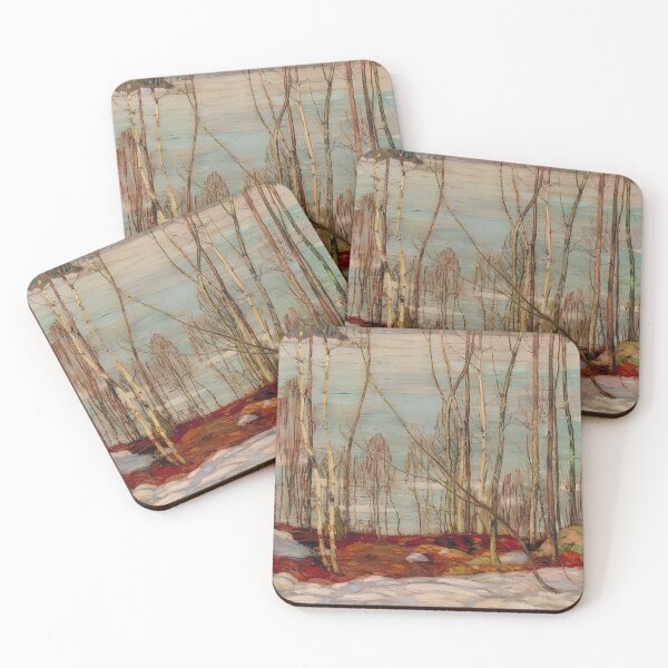 Item preview, Frozen lake, early spring, algonquin park - 1914 designed and sold by VeilOfPigments.