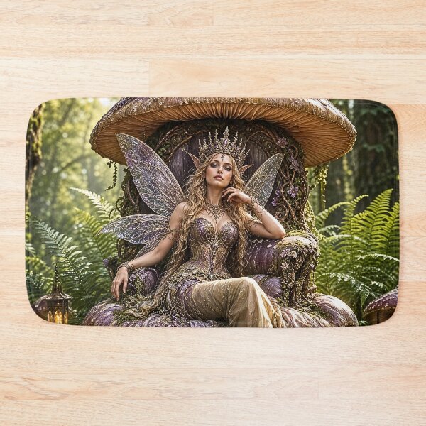 Item preview, Enchanted Mushroom Throne Fairy Queen designed and sold by Storybook Botanica.