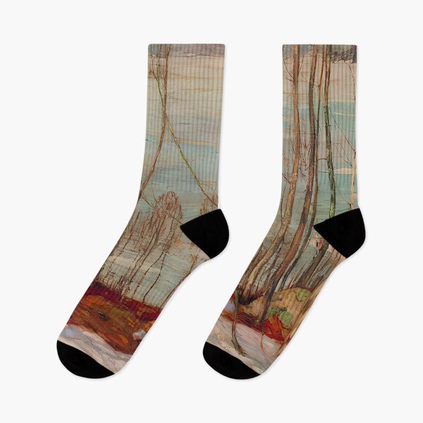 Item preview, Frozen lake, early spring, algonquin park - 1914 designed and sold by VeilOfPigments.