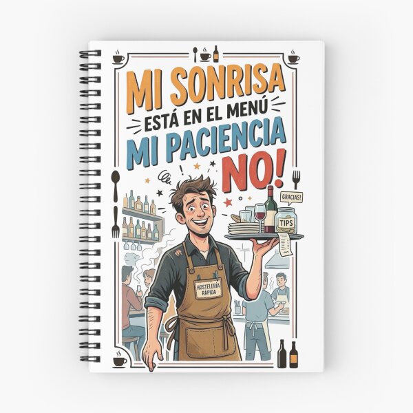 Item preview, My smile is on the menu, my patience isn't. designed and sold by dehosteleria.