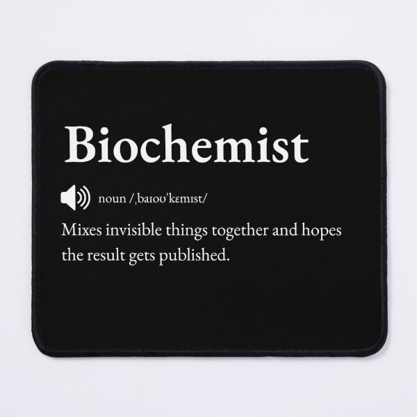Item preview, Biochemist Funny Definition: Gift for Coworker, Friend or Special Someone | Molecule Expert's Lab Banter designed and sold by BrooklynRhodes.
