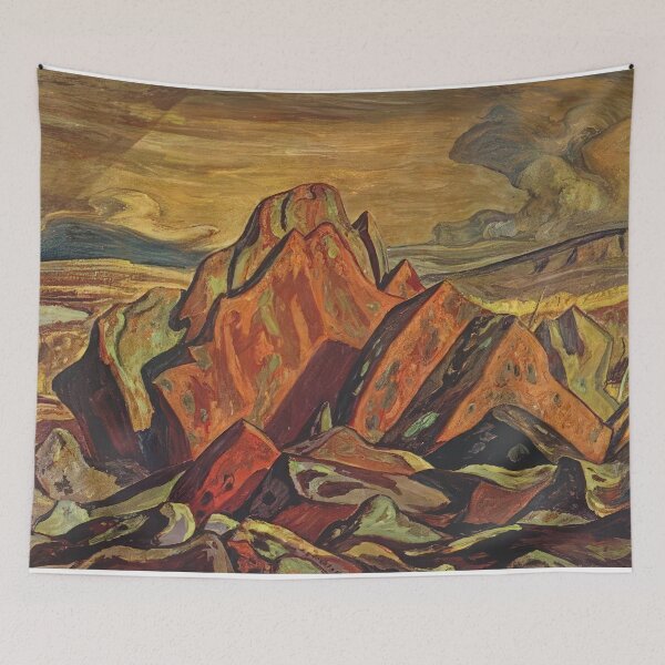Item preview, Hills at great bear lake - 1953 designed and sold by VeilOfPigments.