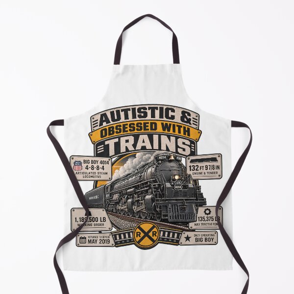 Item preview, Autistic And Obsessed With Trains - Big Boy 4014 Train Lover Autism designed and sold by Neurospicy Trolls.