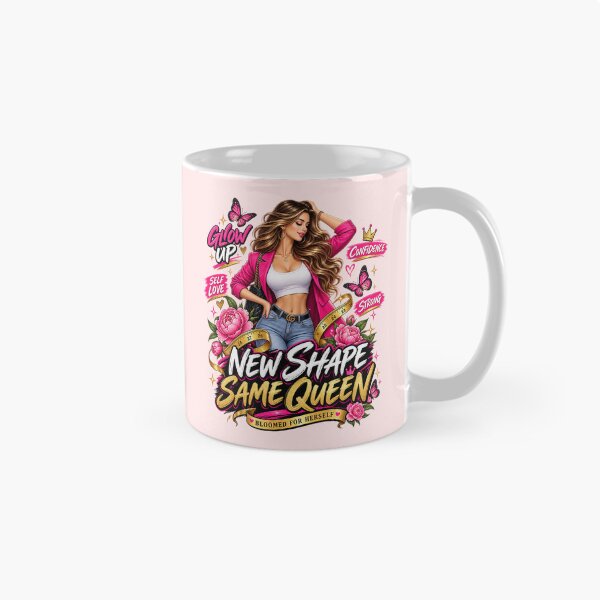 Item preview, New Shape Same Queen – Women’s Glow Up & Weight Loss Transformation | Self Love Confidence designed and sold by JanuszJarowicz.
