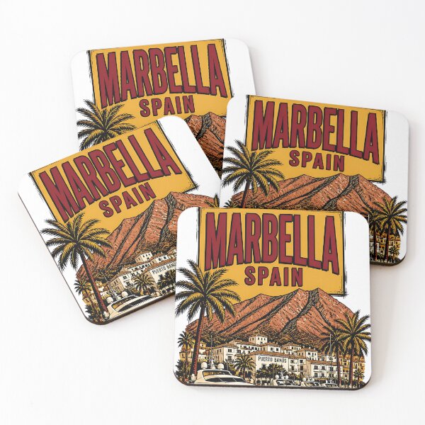 Item preview, Marbella Spain Vintage Travel Tourism designed and sold by TravelersGems.