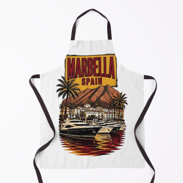 Item preview, Marbella Spain Vintage Travel Tourism designed and sold by TravelersGems.