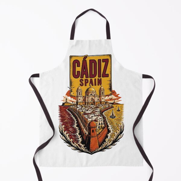 Item preview, Cadiz Spain Vintage Travel Tourism designed and sold by TravelersGems.