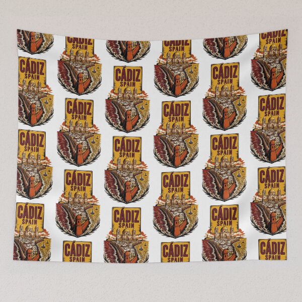 Item preview, Cadiz Spain Vintage Travel Tourism designed and sold by TravelersGems.