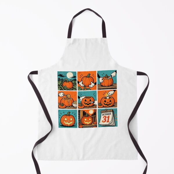 Item preview, How To Carve A Jackolantern Halloween Pumpkin Grid designed and sold by ElcastDesigns.
