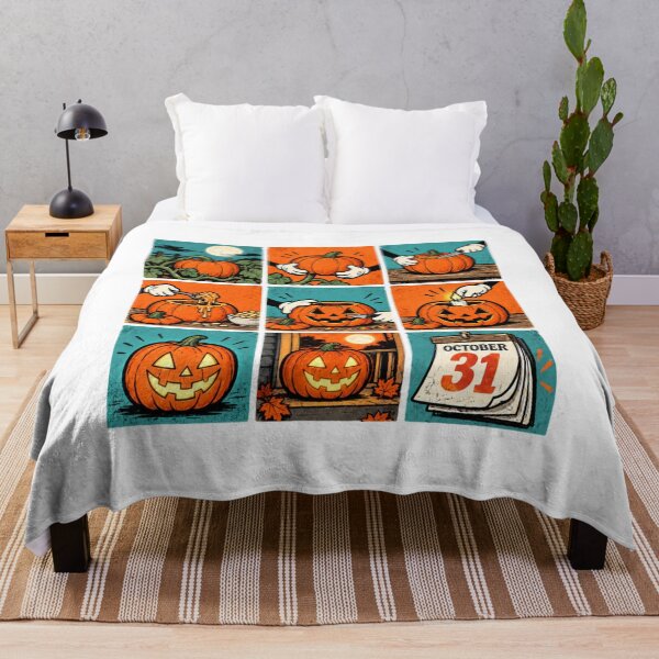 Item preview, How To Carve A Jackolantern Halloween Pumpkin Grid designed and sold by ElcastDesigns.