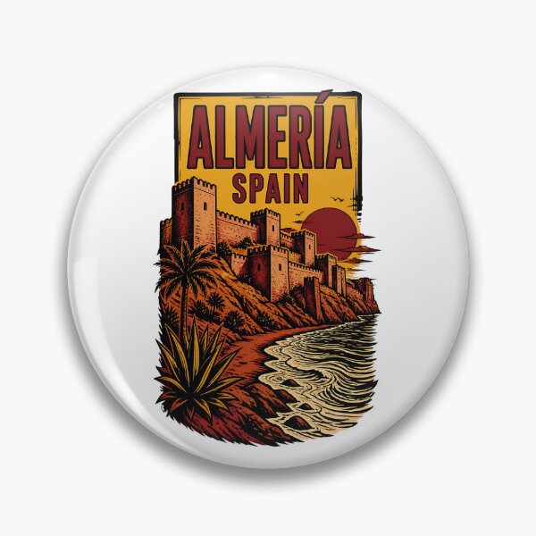 Item preview, Almeria Spain Vintage Travel Tourism designed and sold by TravelersGems.