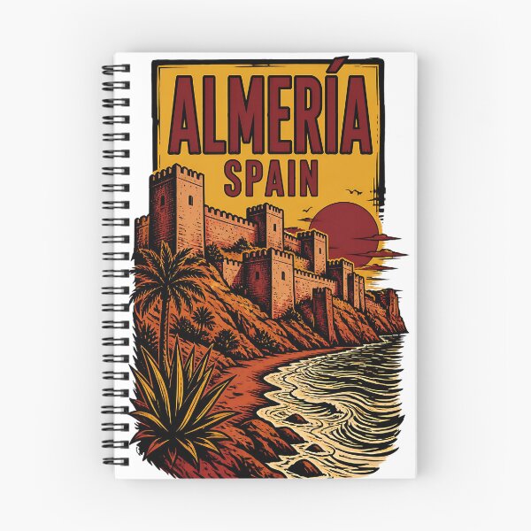 Item preview, Almeria Spain Vintage Travel Tourism designed and sold by TravelersGems.