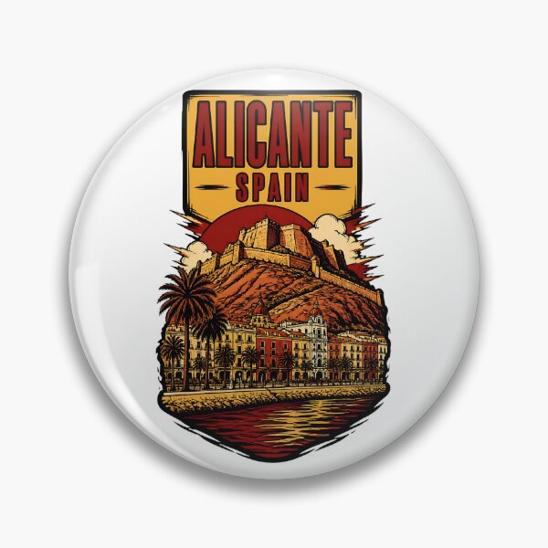 Item preview, Alicante Spain Vintage Travel Tourism designed and sold by TravelersGems.