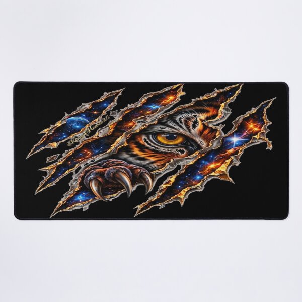 Item preview, Tiger Galaxy Eye Claw Rip - Cosmic Predator Spirit designed and sold by KingofHearts25.
