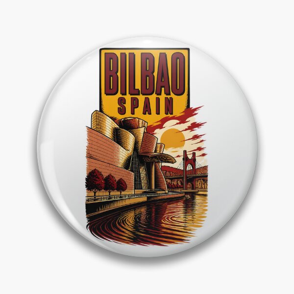 Item preview, Bilbao Spain Vintage Travel Tourism designed and sold by TravelersGems.
