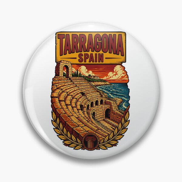 Item preview, Tarragona Spain Vintage Travel Tourism designed and sold by TravelersGems.