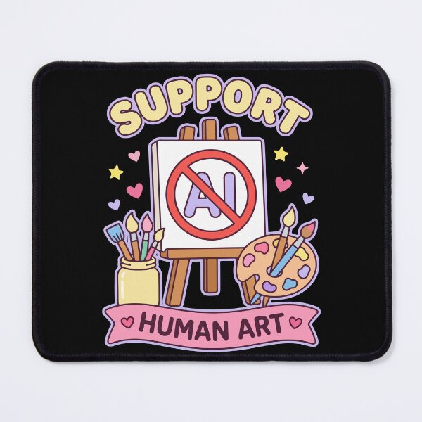 Item preview, Support Human Art Anti Ai designed and sold by YalenArt.