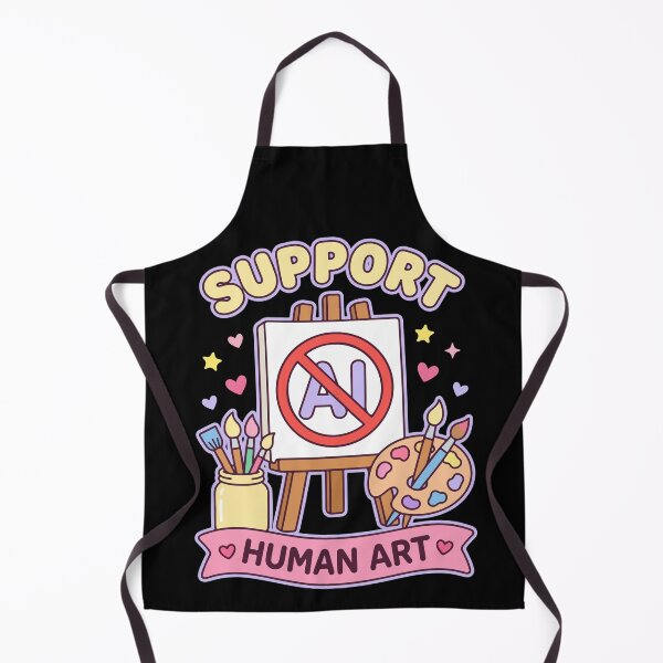Item preview, Support Human Art Anti Ai designed and sold by YalenArt.