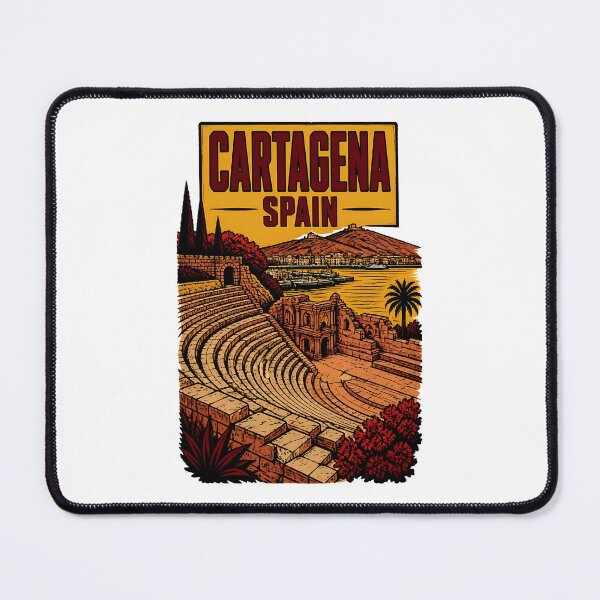 Item preview, Cartagena Spain Vintage Travel Tourism designed and sold by TravelersGems.