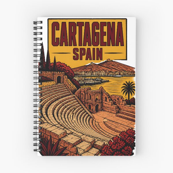 Item preview, Cartagena Spain Vintage Travel Tourism designed and sold by TravelersGems.