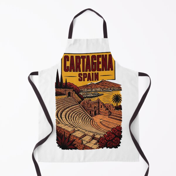 Item preview, Cartagena Spain Vintage Travel Tourism designed and sold by TravelersGems.