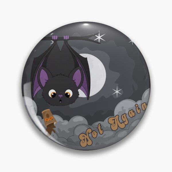 Item preview, Not Again - Funny Coffee Cute Halloween Bat designed and sold by tellia-kallisto.