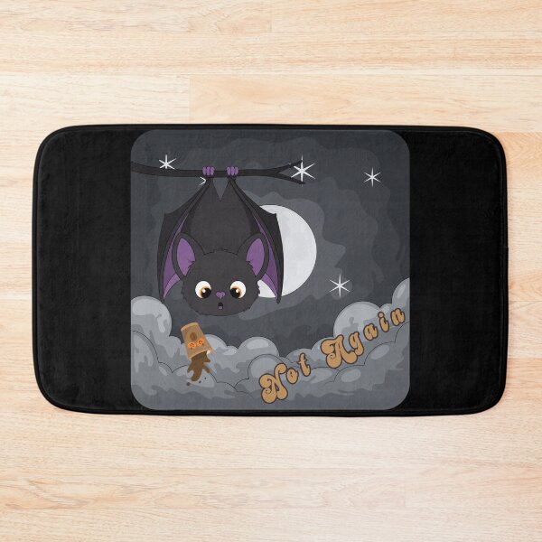 Item preview, Not Again - Funny Coffee Cute Halloween Bat designed and sold by tellia-kallisto.