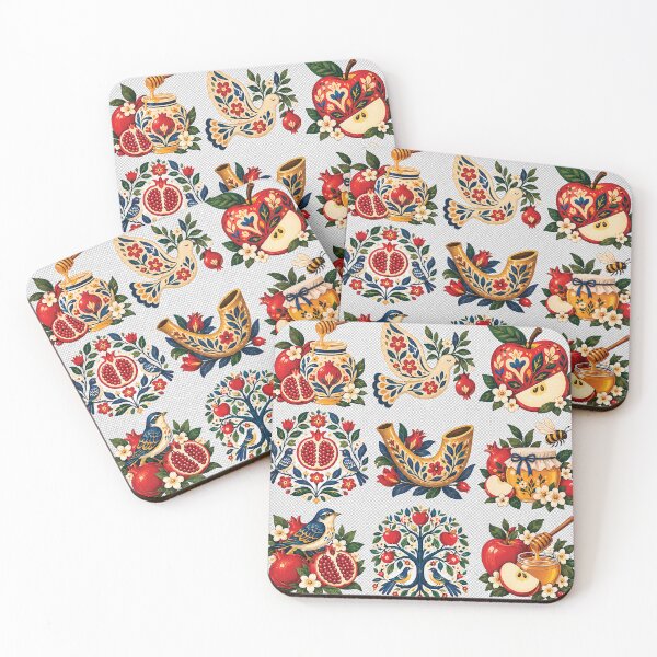Item preview, Rosh Hashanah Honey Pomegranate Collection designed and sold by Gold Turtle  Lina.