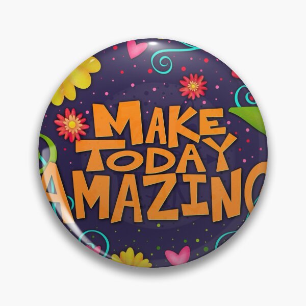 Item preview, Make Today Amazing – Bright Colorful Motivational Sticker designed and sold by Inspirivity.
