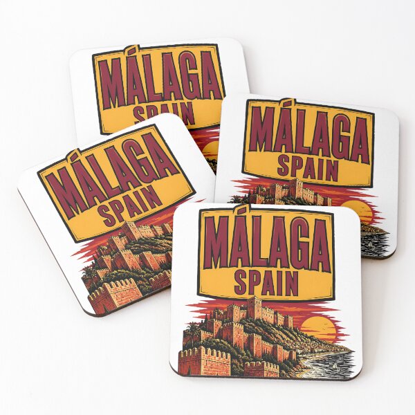 Item preview, Malaga Spain Vintage Travel Tourism designed and sold by TravelersGems.