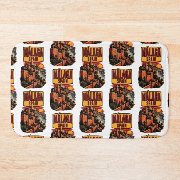 Item preview, Malaga Spain Vintage Travel Tourism designed and sold by TravelersGems.