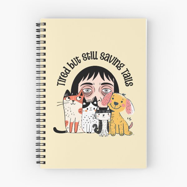 Item preview, Tired But Still Saving Tails Vet Tech designed and sold by Sachie's Studio.