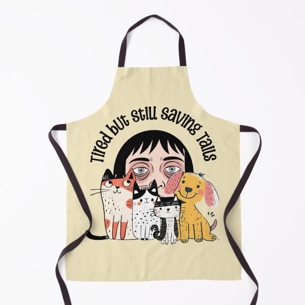 Item preview, Tired But Still Saving Tails Vet Tech designed and sold by Sachie's Studio.