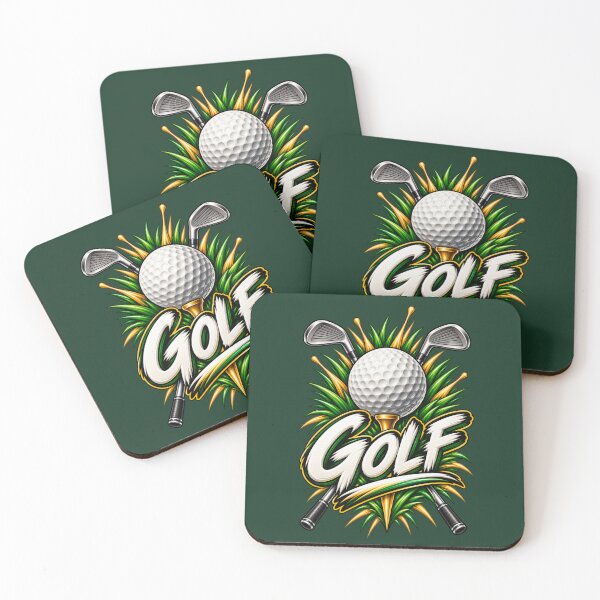 Item preview, Golf Splash – Bold Green & Gold Sports Graphic designed and sold by HO•Designs.