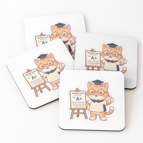 Item preview, eacher Cat Giving A Plus Grade designed and sold by PrintforDesign.