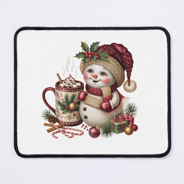 Item preview, Snowman with Hot Cocoa designed and sold by jkrphoto.