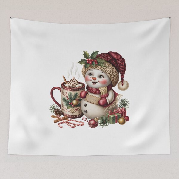 Item preview, Snowman with Hot Cocoa designed and sold by jkrphoto.
