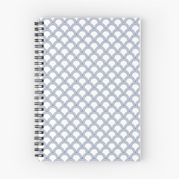 Item preview, Japanese Wave Pattern Seigaiha Minimalist Indigo Design designed and sold by Designsaurus.